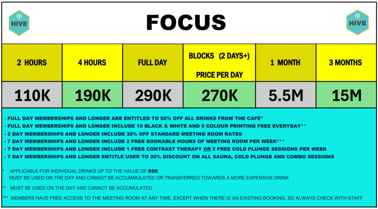 FOCUS prices only fixed
